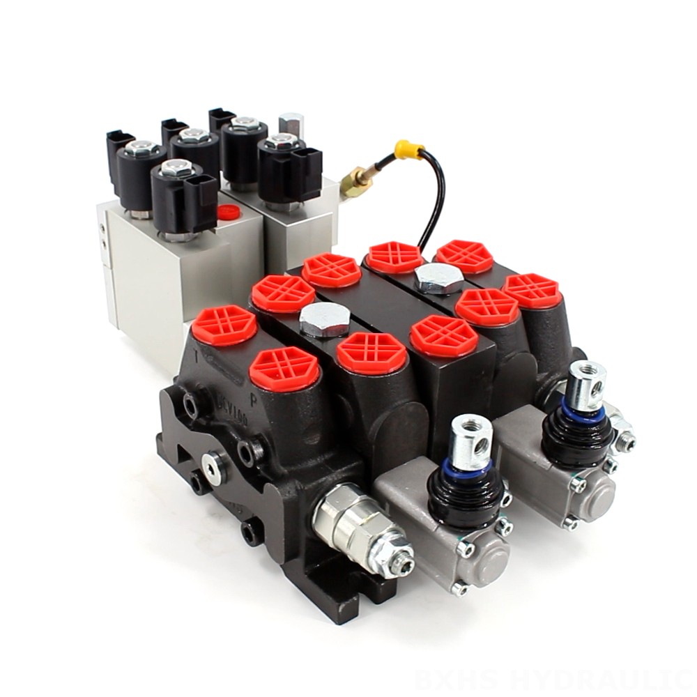 DCV100-OT-J-OT Electrohidráulico 3 carretes Válvula direccional seccional image