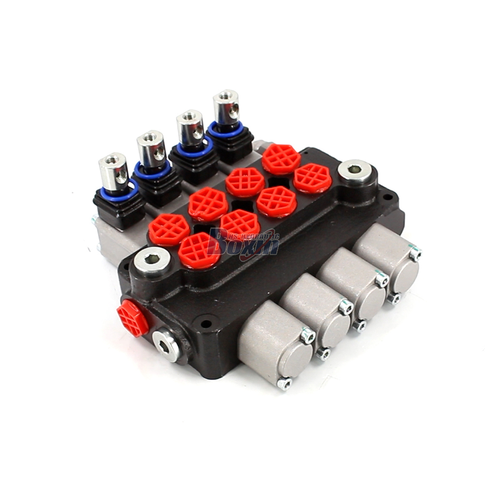 DCV20 Manual 4 carretes Válvula Direccional Monobloque image