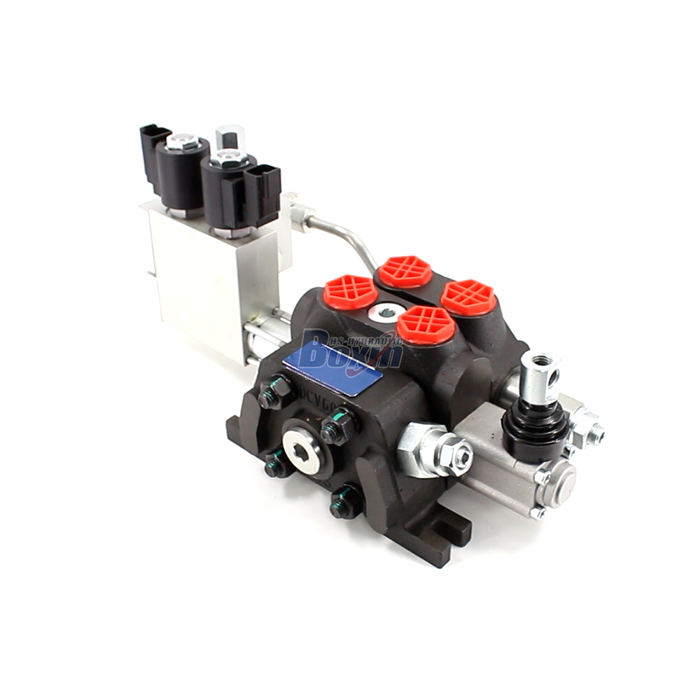DCV60 Electrohidráulico 1 carrete Válvula direccional seccional