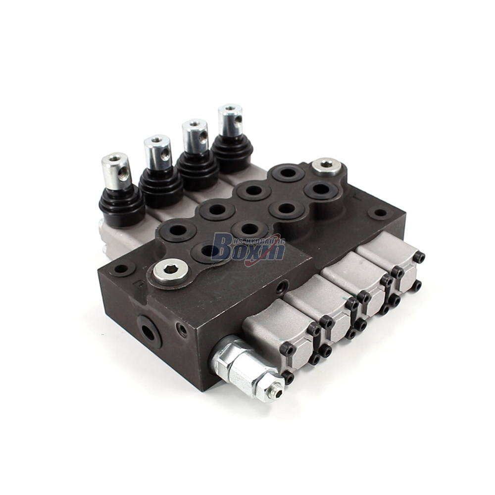 HS45 Manual 4 carretes Válvula Direccional Monobloque
