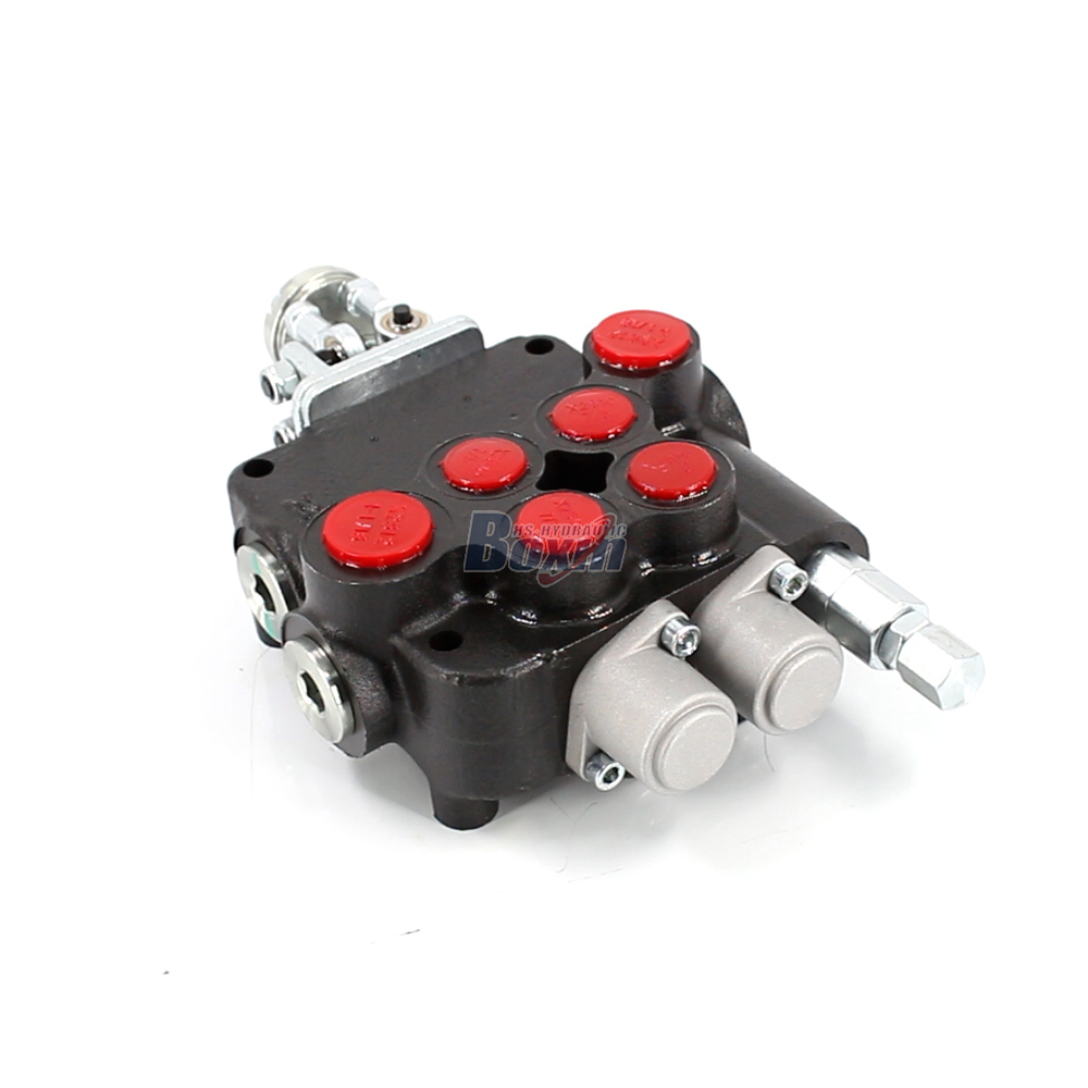 P80-U1-J2OT Joystick 2 carretes Válvula Direccional Monobloque image