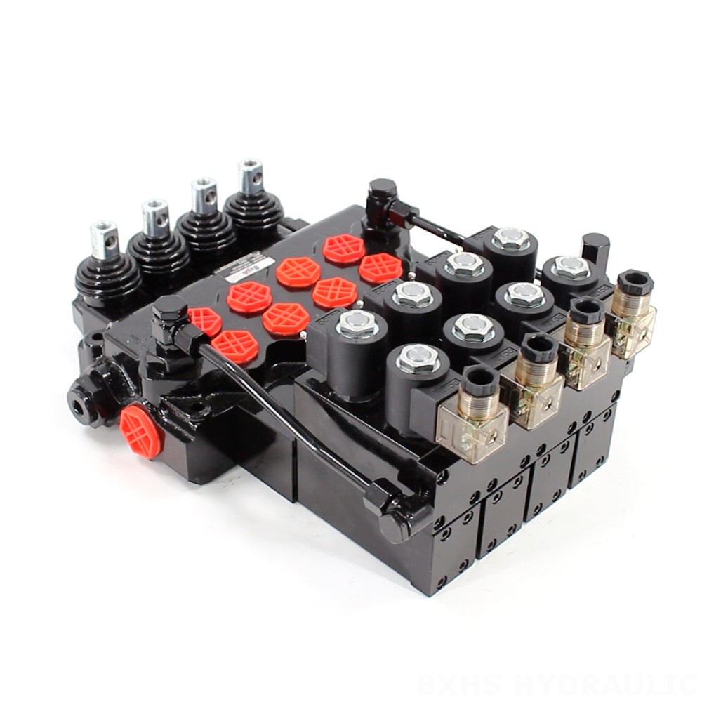 SD11-PG2 Electrohidráulico 4 carretes Válvula Direccional Monobloque image