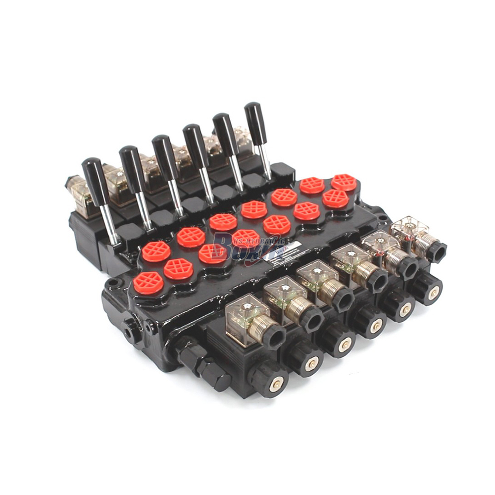 SD5-PG2 Solenoide 6 carretes Válvula Direccional Monobloque image