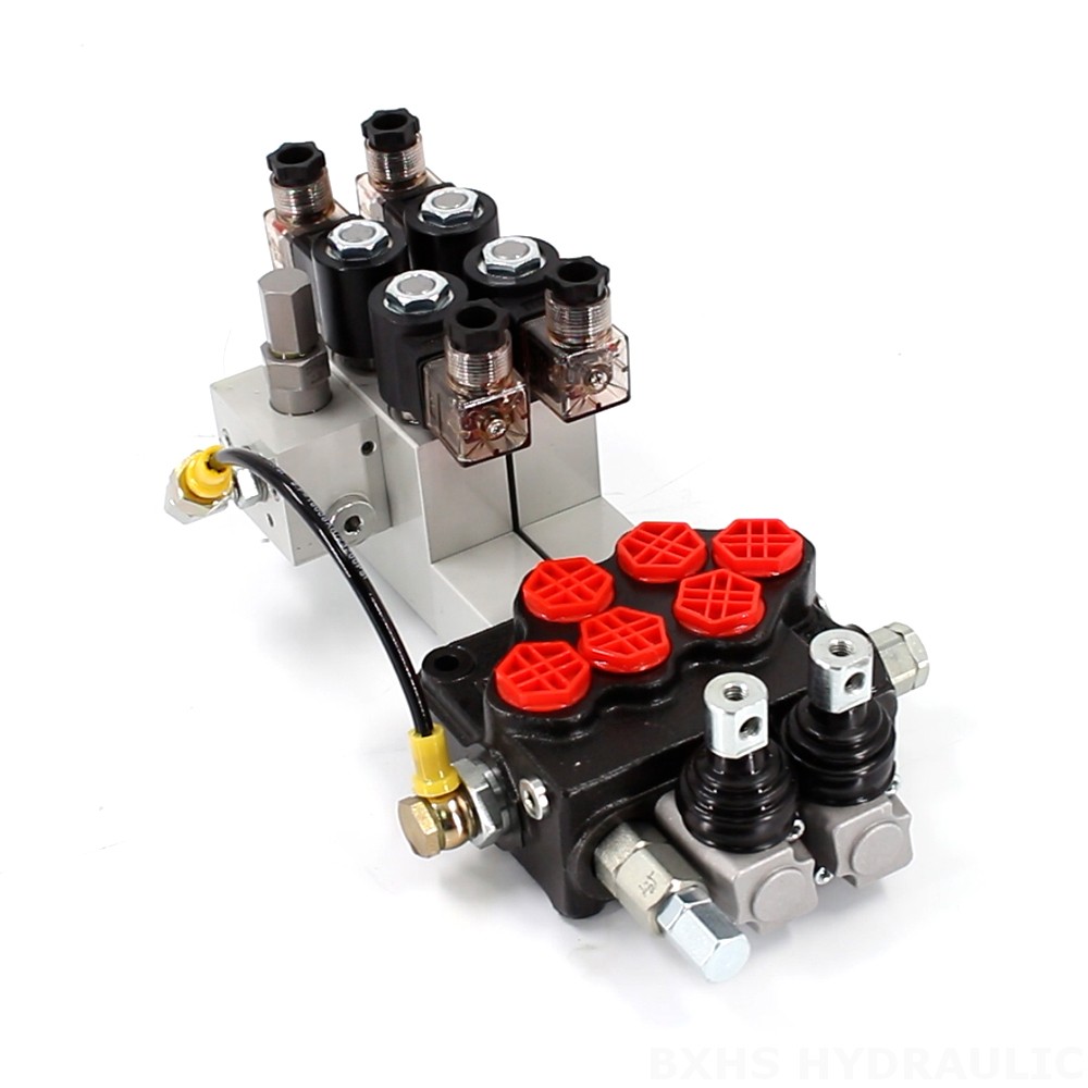 SD5 Electrohidráulico 2 carretes Válvula Direccional Monobloque image