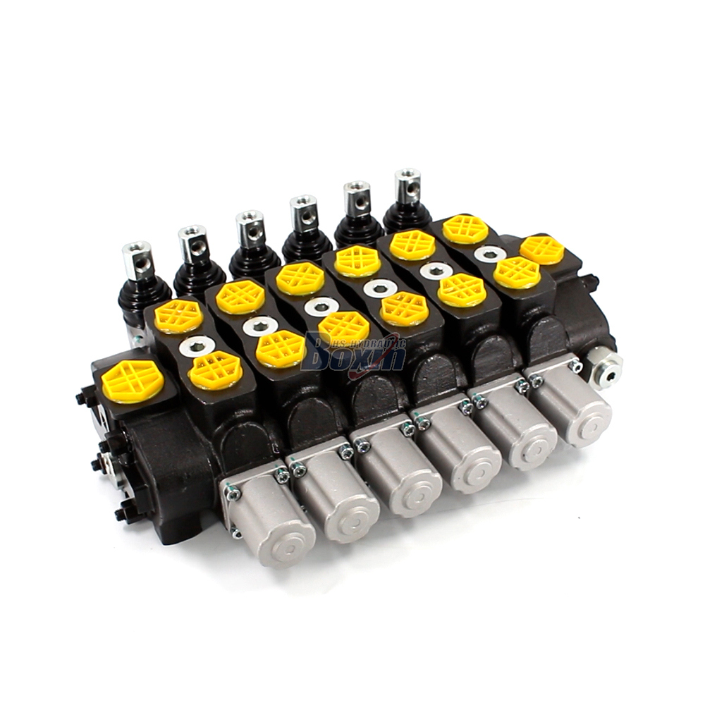 SD8 Manual 6 carretes Válvula direccional seccional image