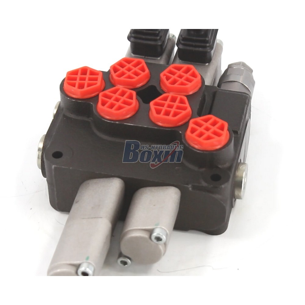 DCV20 Manual 2 Spool Monoblock Directional Valve for Hydraulic Systems detail image