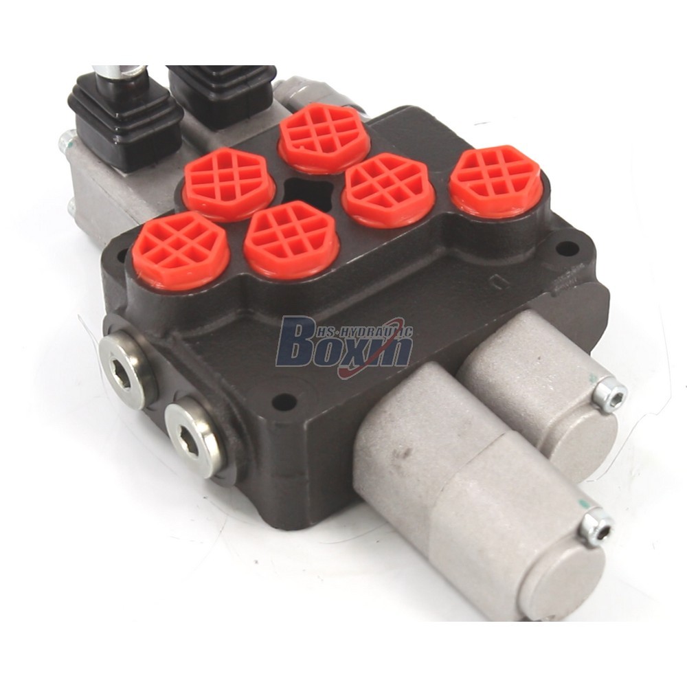 DCV20 Manual 2 Spool Monoblock Directional Valve for Hydraulic Systems detail image