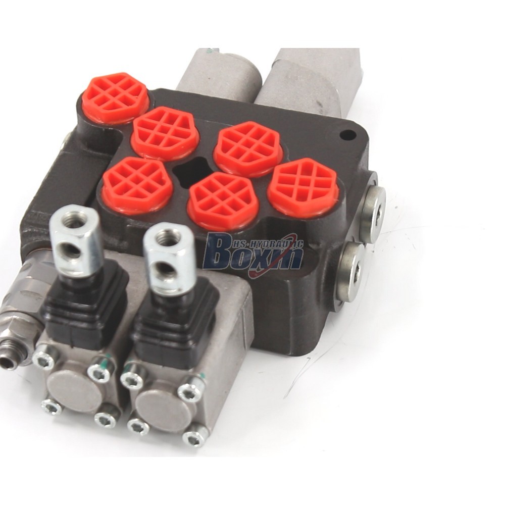 Mass Production DCV20 Manual 2 Spool Valve from Hydraulic Manufacturer detail image