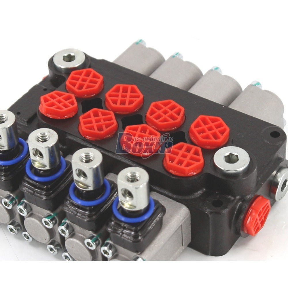 Standard DCV20 Manual 4 Spool Monoblock Valve Global Supply detail image