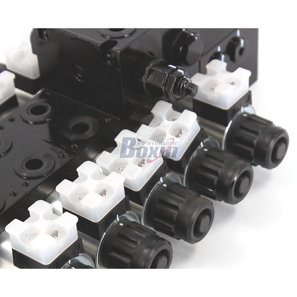 Multi-Spool Solenoid Sectional Directional Valve DCV56-H for Mobile Machinery detail image