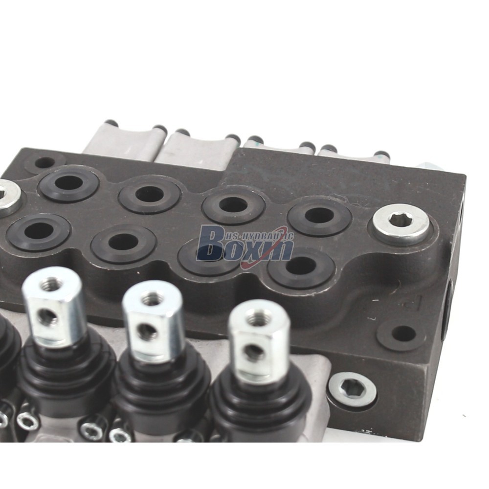 HS45 Manual 4 Spool Monoblock Valve for Mobile Hydraulics detail image