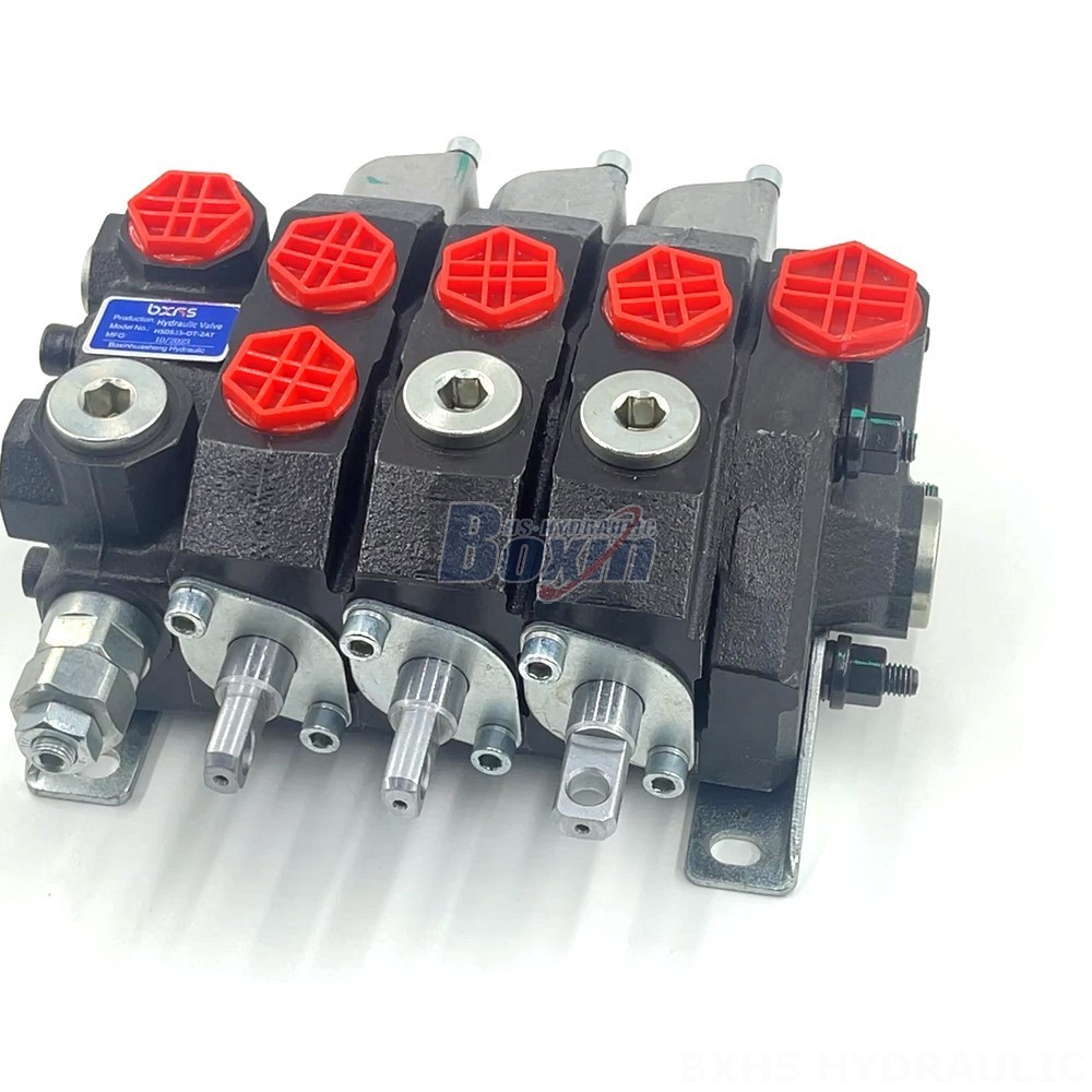 Manual 3 Spool Monoblock Directional Valve | Hydraulic Valve Manufacturer & Supplier detail image