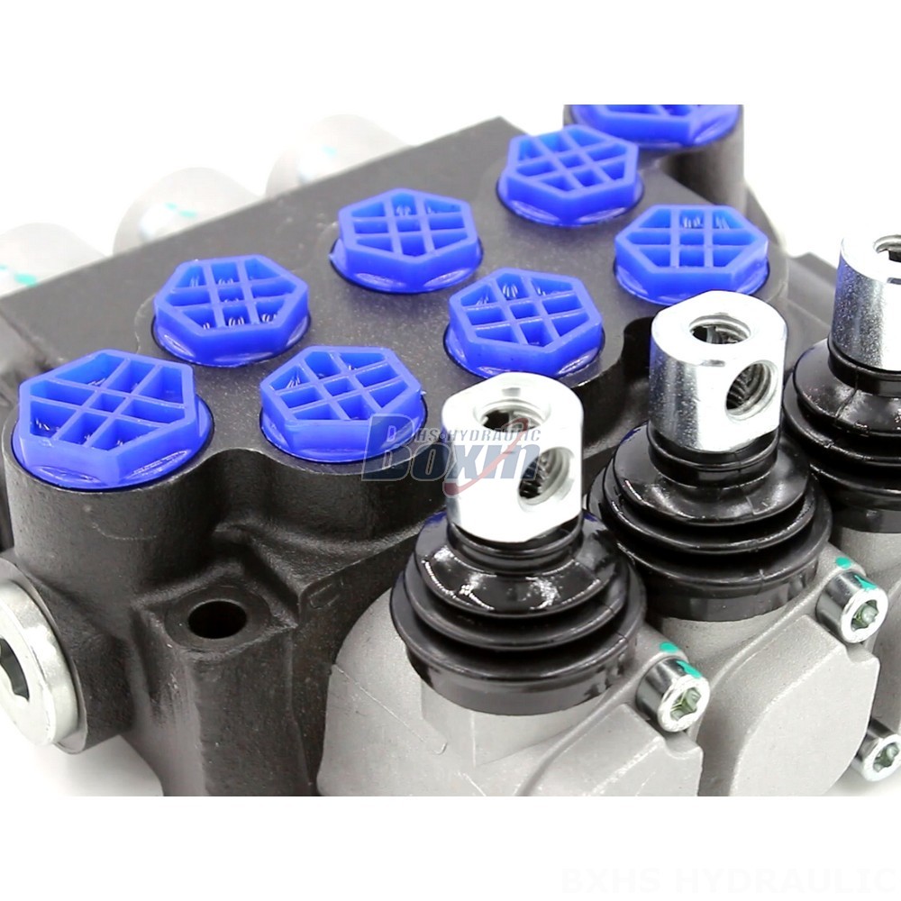 P40-G12-G38-OT Manual 3 Spool Monoblock Directional Valve: Manufacturer & Global Supplier detail image