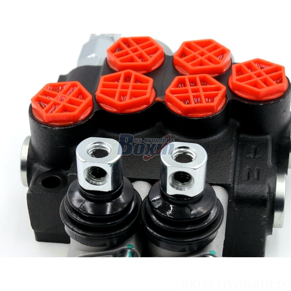 Innovative Hydraulic Valve: P40-G12 Manual 2 Spool Monoblock detail image
