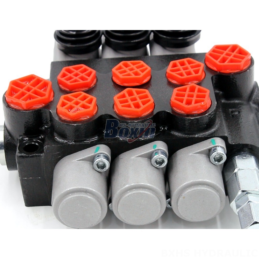 Manual 3 Spool Directional Valve - P40-G38-G12-OT-OT-OT Series | Wholesale & OEM detail image