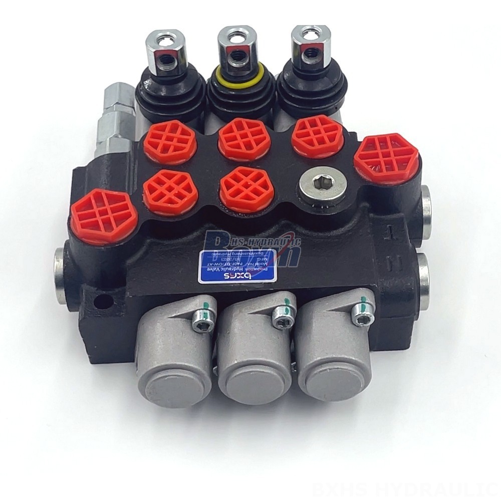 Manufacturer Wholesale Prices for P40 Manual 3 Spool Monoblock Directional Valve detail image