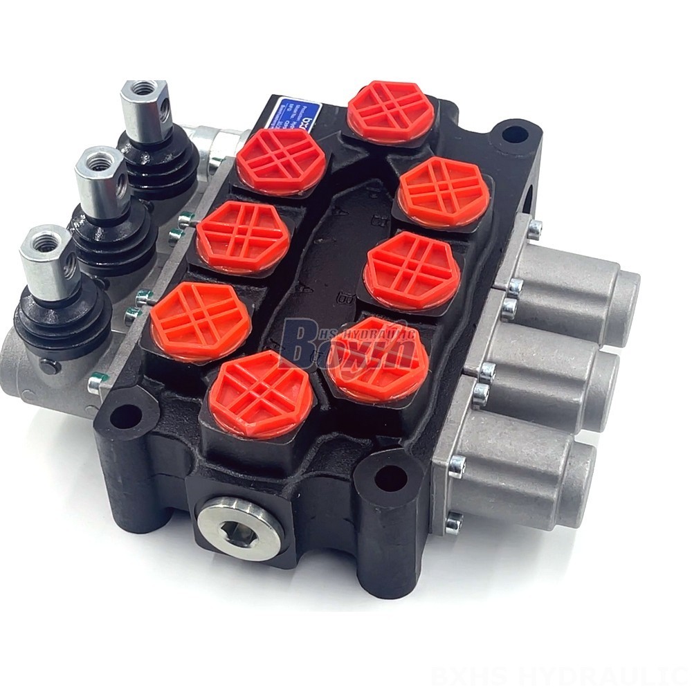 Q95 Manual 3 Spool Monoblock Directional Valve: Precision Engineered for Optimal Fluid Control detail image