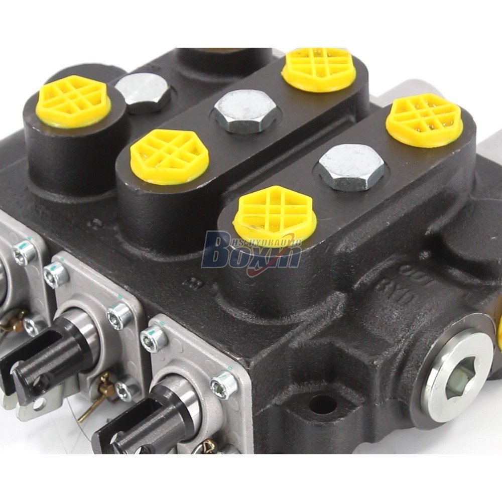 Durable RD5300NPT-3OT 3 Spool Manual Hydraulic Control Valve Supply detail image