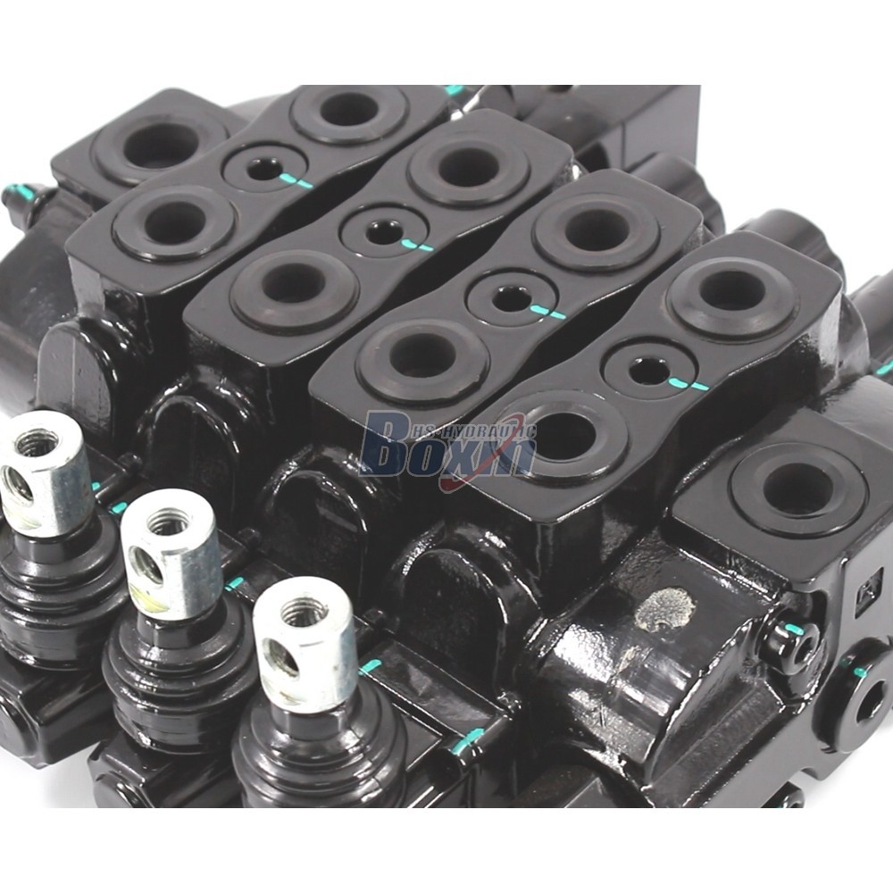 SD8-OTAMW Manual 4 Spool Sectional Directional Valve for Hydraulic Systems detail image
