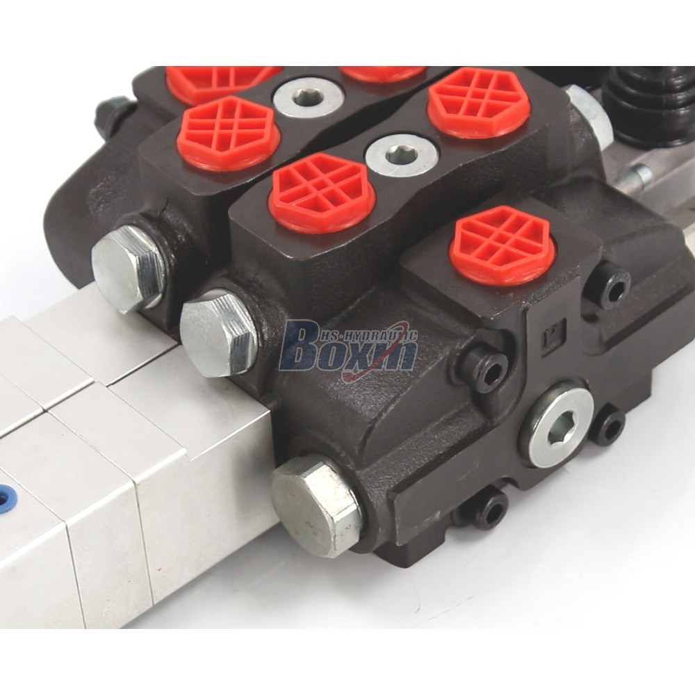 OEM and ODM SD8 Pneumatic 2 Spool Sectional Directional Valve Customization detail image
