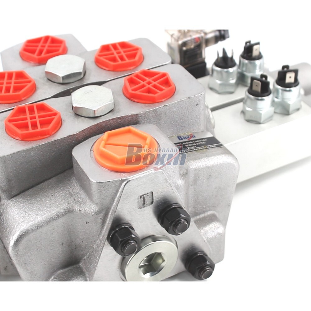 Industrial SDS180-PG2-2OTDD Manual Sectional Valve 2 Spool Design detail image