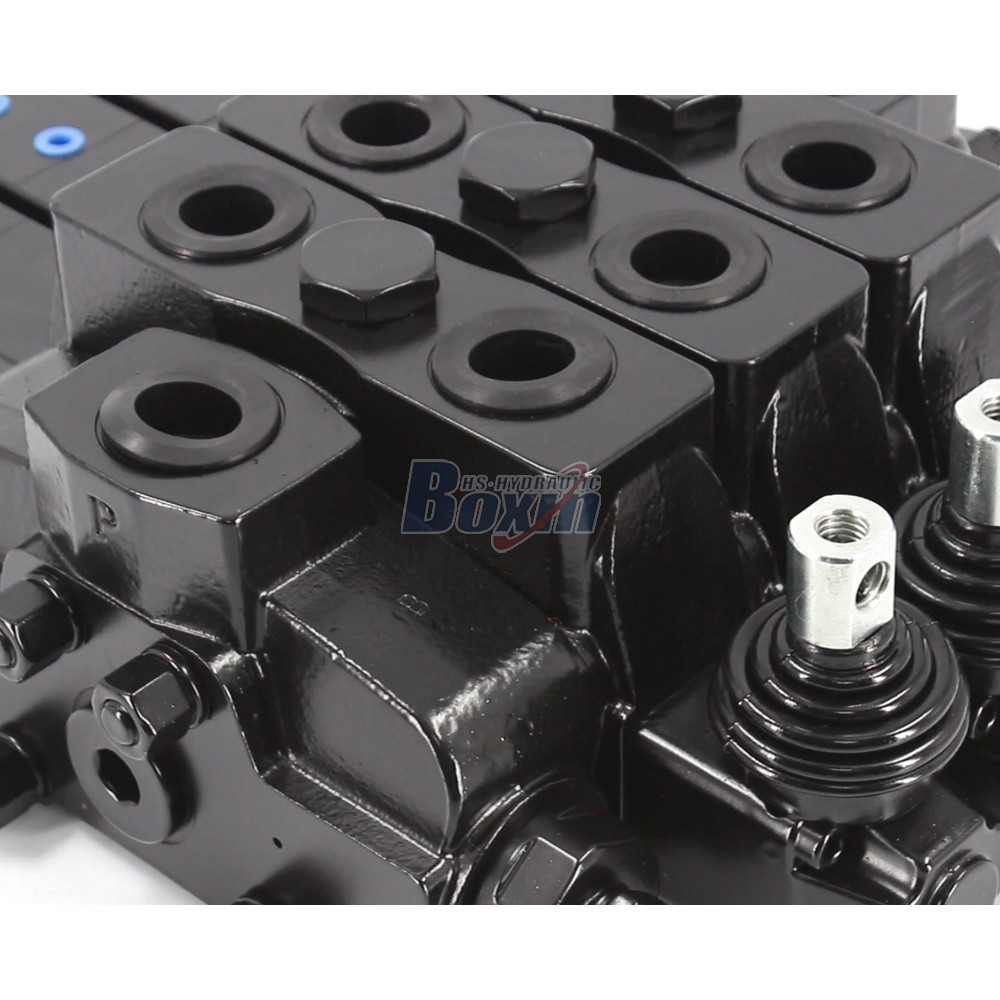 SDS180Q Manual and Pneumatic Operated 3 Spool Hydraulic Directional Valve Supplier detail image