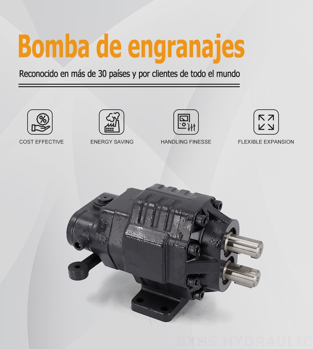 BF62M 63 cc/rev 20 MPa Bomba hidráulica de engranajes