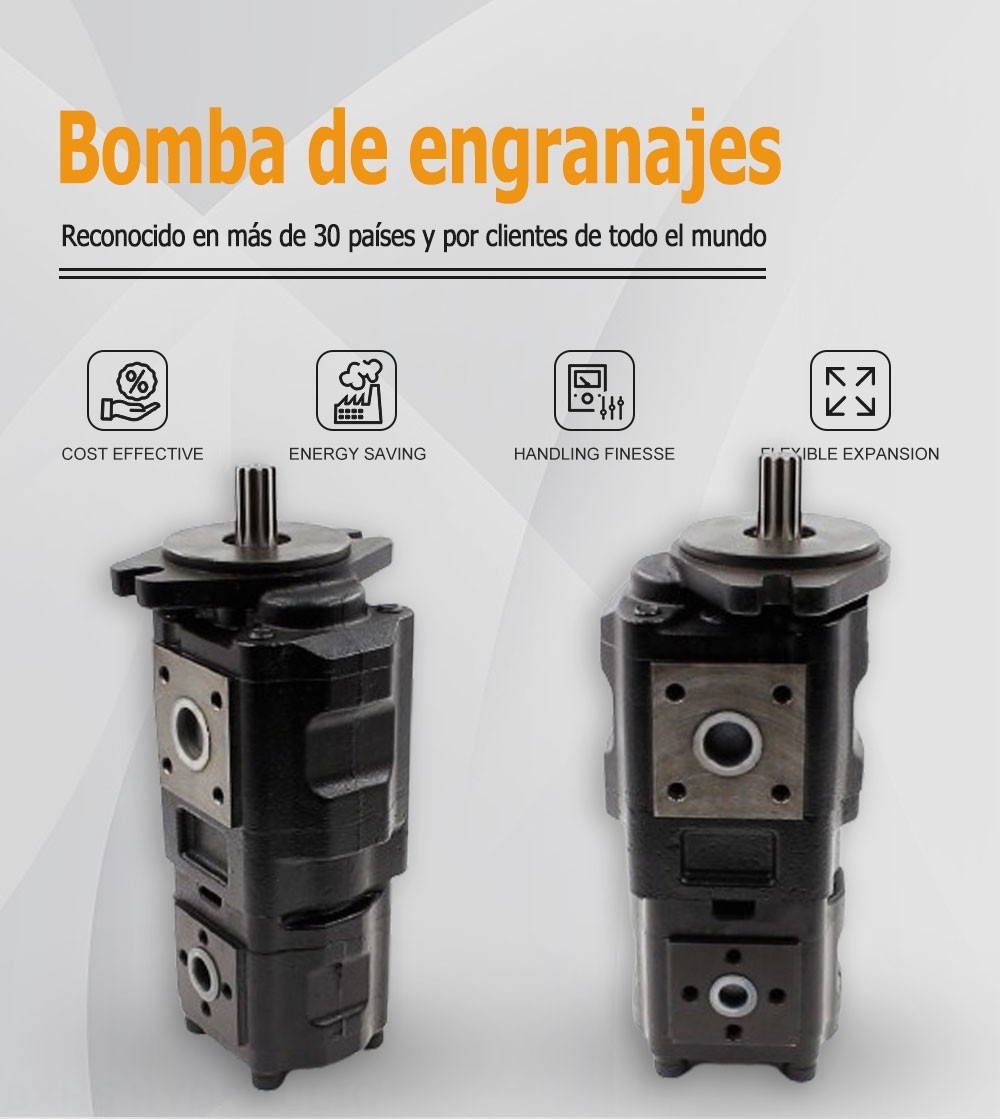 CBHS-F4 40 cc/rev Bomba hidráulica de engranajes