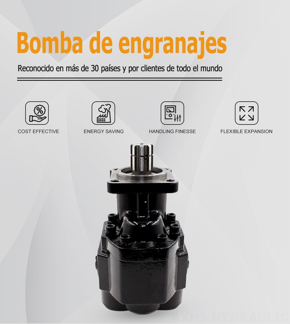 CBHST1-ISO-110 Desplazamiento por revolución Bomba hidráulica de engranajes