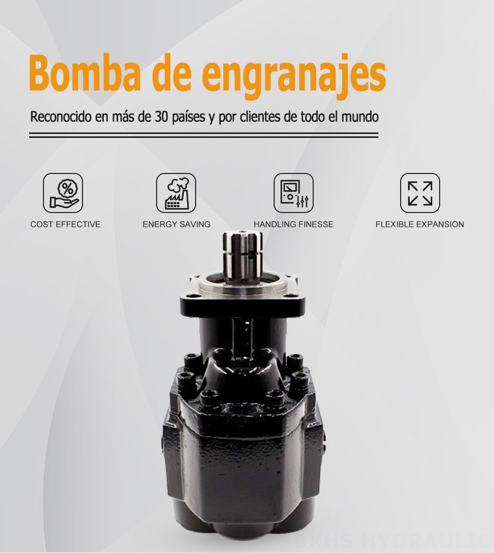 CBHST1-ISO-120 Desplazamiento por revolución Bomba hidráulica de engranajes