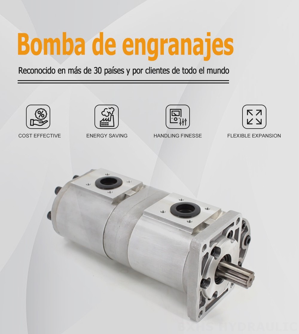 CBN-F540 40 cc/rev Bomba hidráulica de engranajes