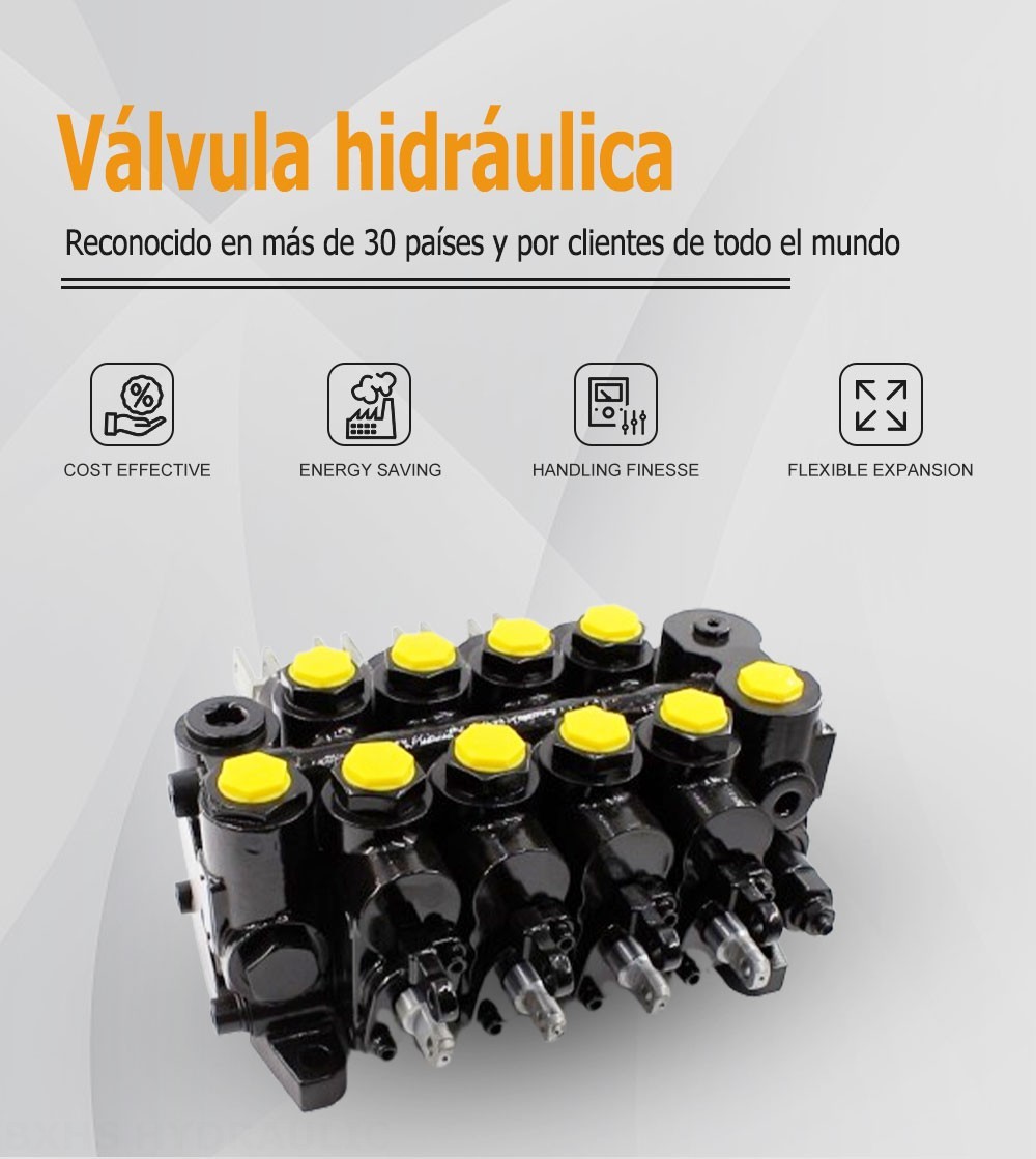 CDBF20 Manual 4 carretes Distribuidor hidráulico