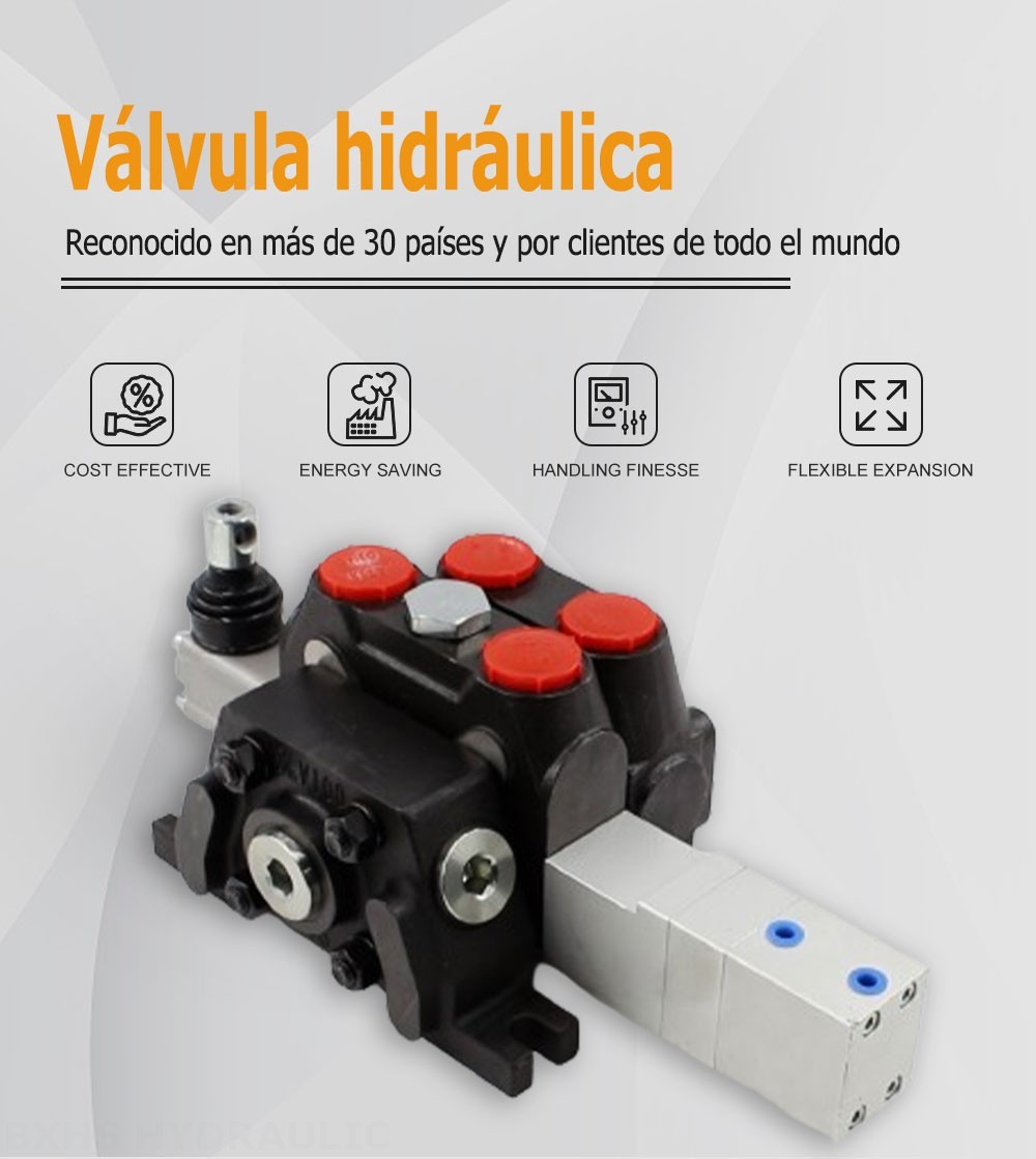 DCV100 Neumático 1 carrete Válvula direccional seccional