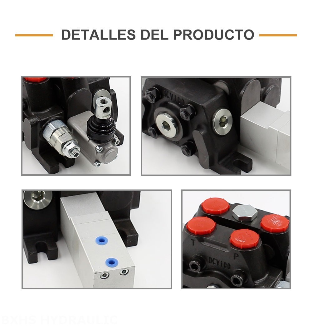 DCV100 Neumático 1 carrete Válvula direccional seccional