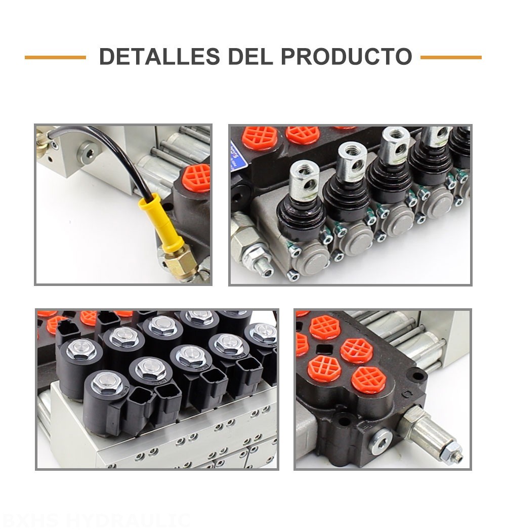 DCV40Z Manual 5 carretes Válvula direccional monobloque