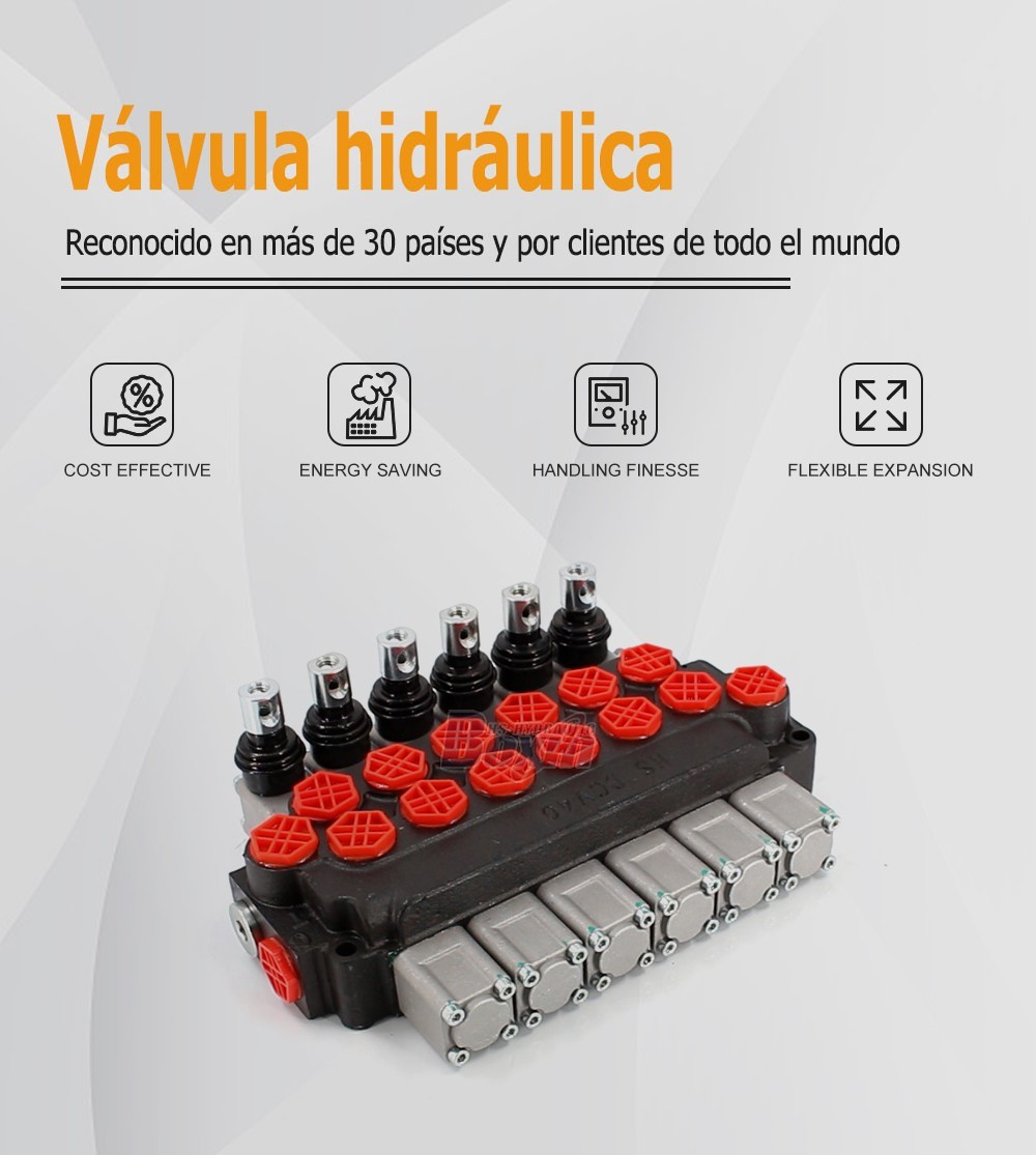 Direct Factory Wholesale DCV40 Manual 6 Spool Directional Valve