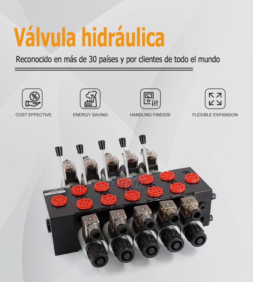 DCV58 Manual and Solenoid Hydraulic Directional Valve