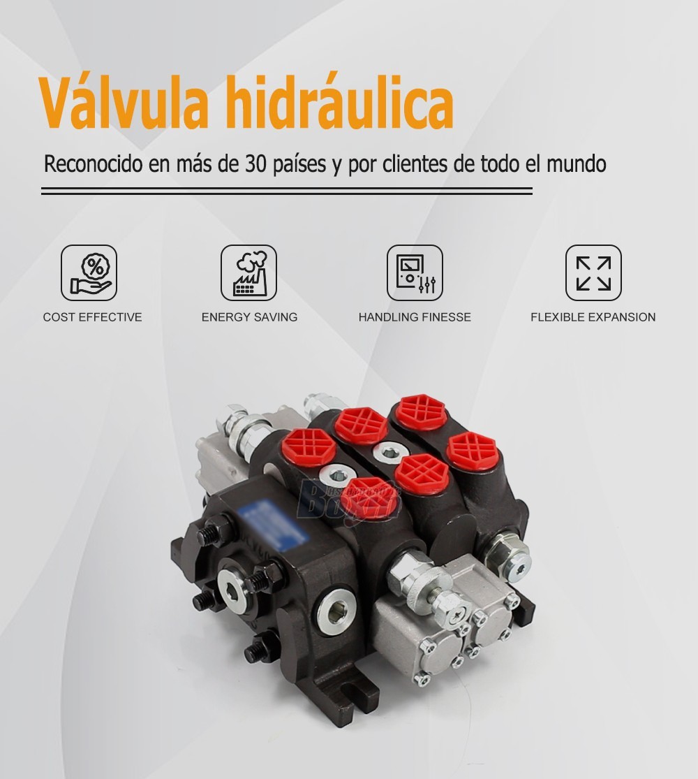 Sectional Control Valve DCV60-FZJ 2 Spool Manual Directional Control Valve