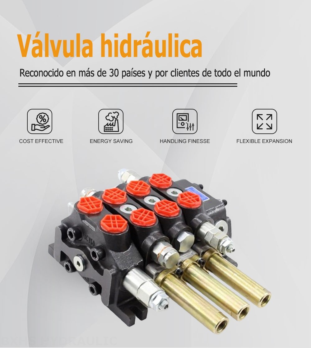 DCV60 Cable 3 carretes Válvula direccional seccional