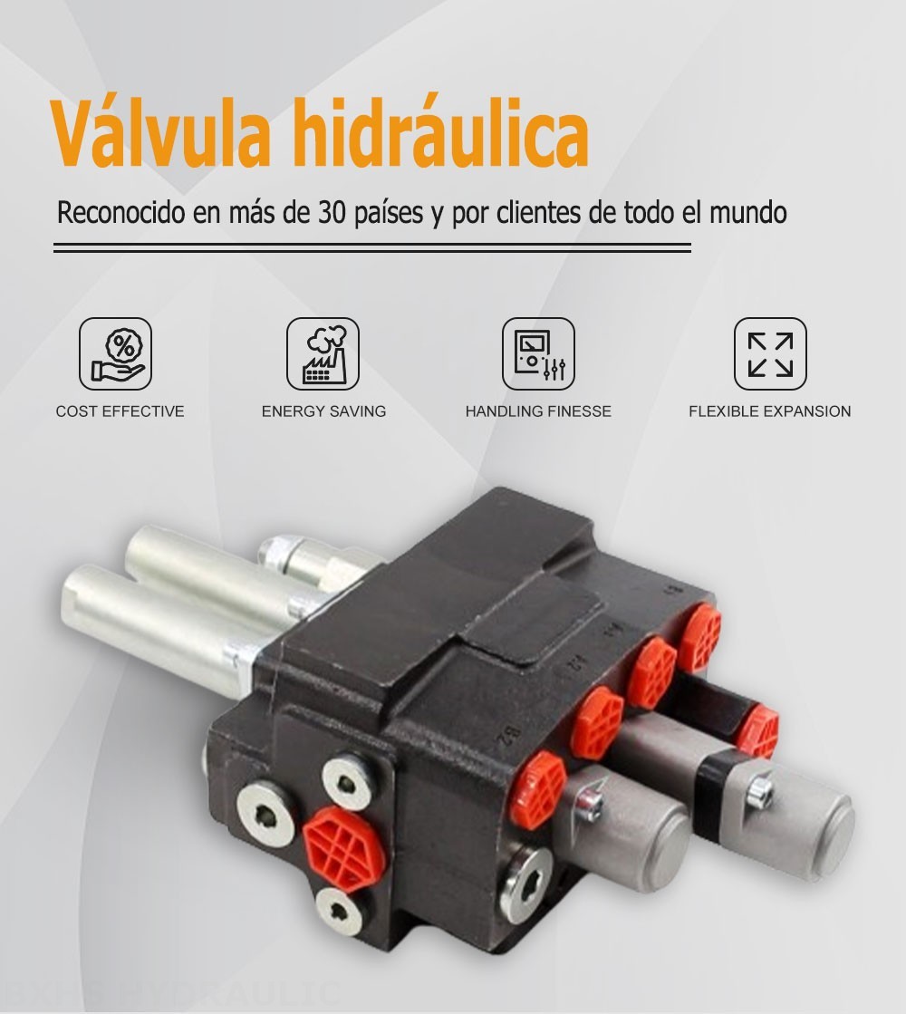 DM45 Cable 2 carretes Válvula direccional monobloque