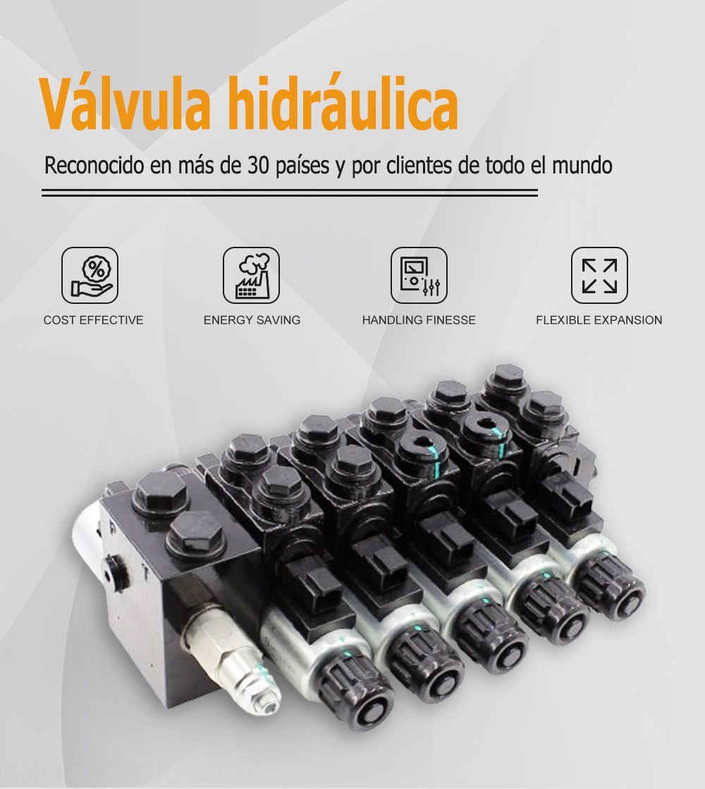 HDCF50 Solenoide 5 carretes Válvula de control de solenoide