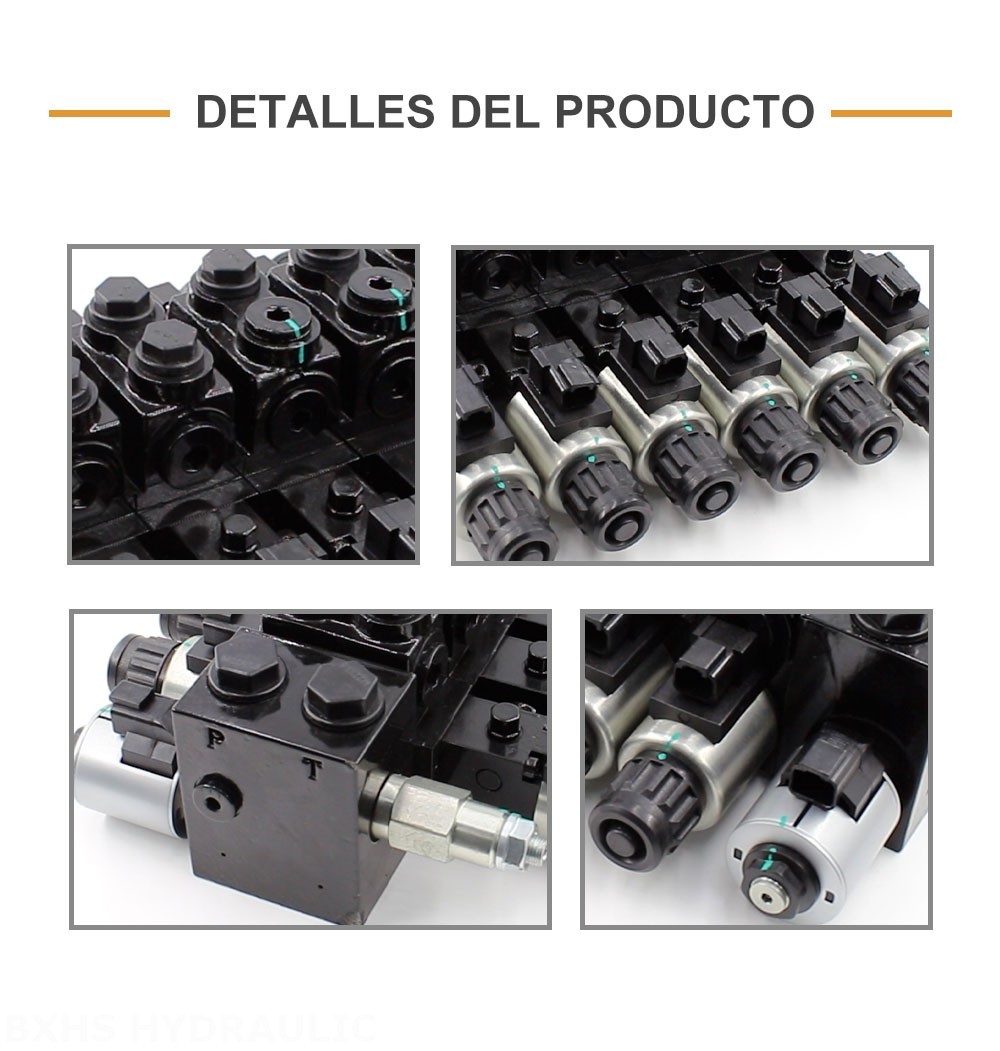 HDCF50 Solenoide 6 carretes Válvula de control de solenoide