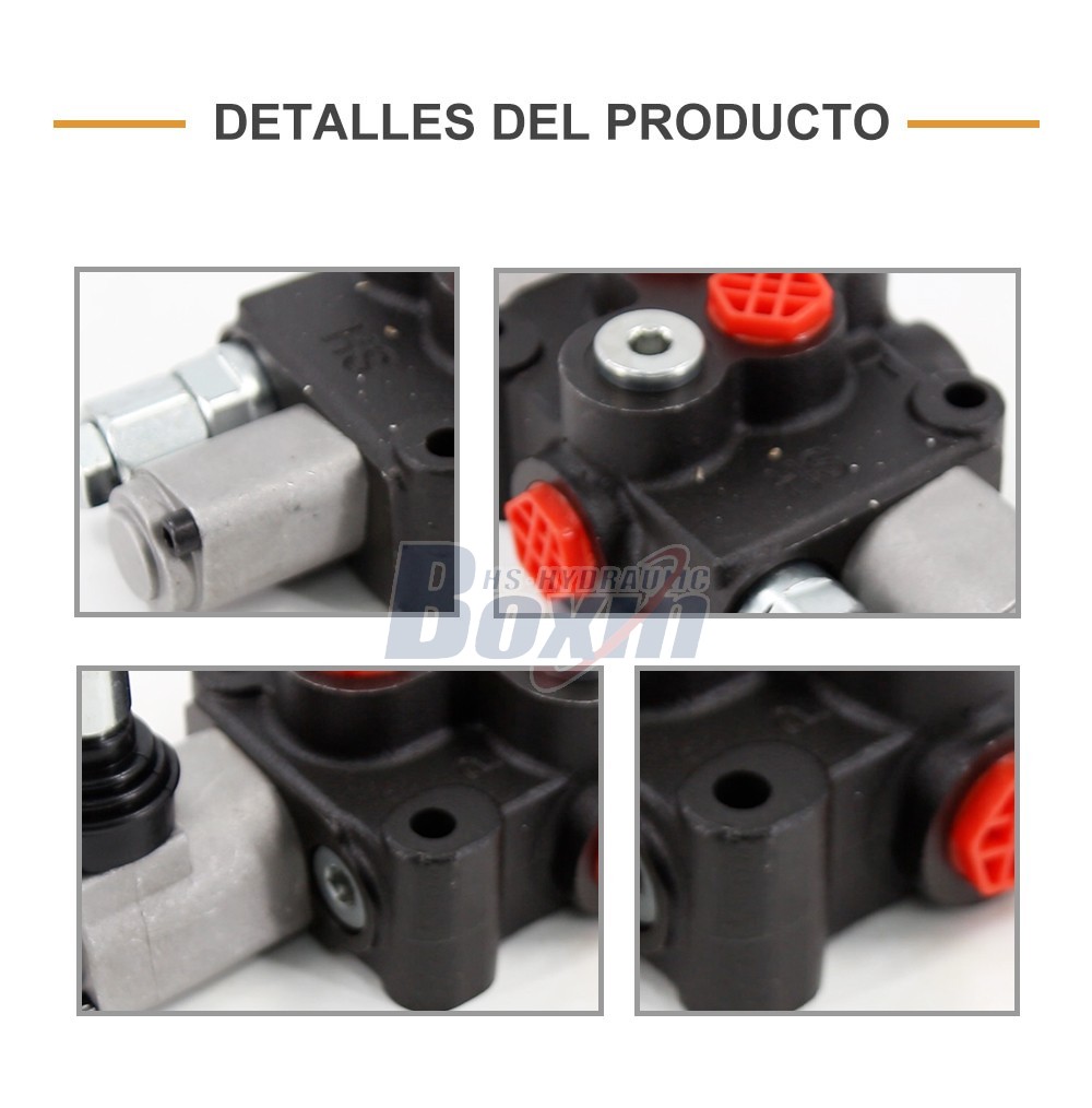 HS45 Manual Monoblock Valve 1 Spool with Relief Valve Integration
