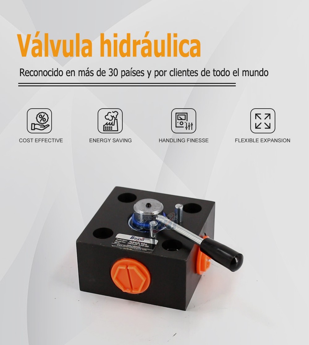 HSJLZF-120 Series Monoblock Directional Control Valve 1 Spool Manual Type