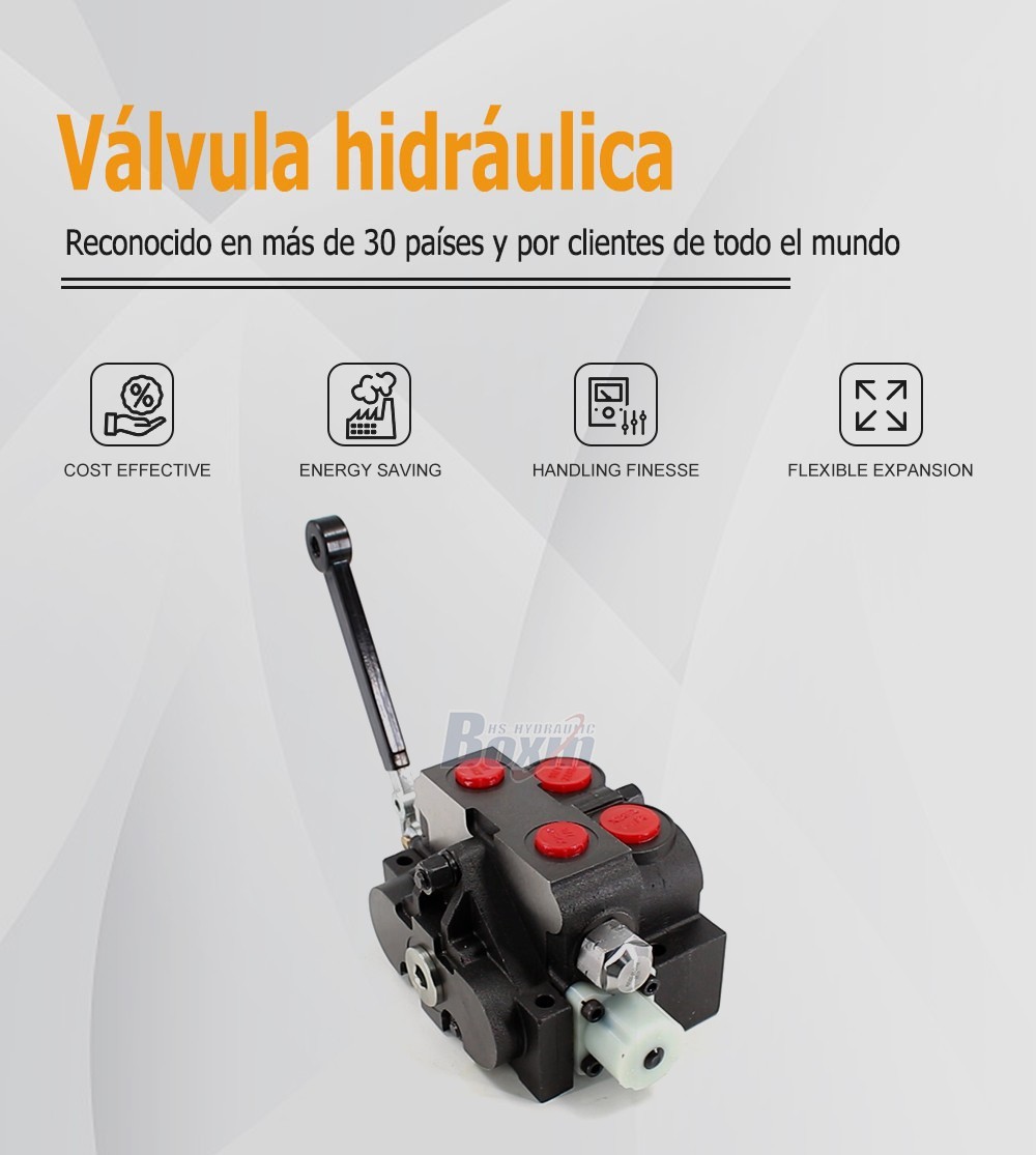 High Performance HSV20 Manual Sectional Control Valve 1 Spool