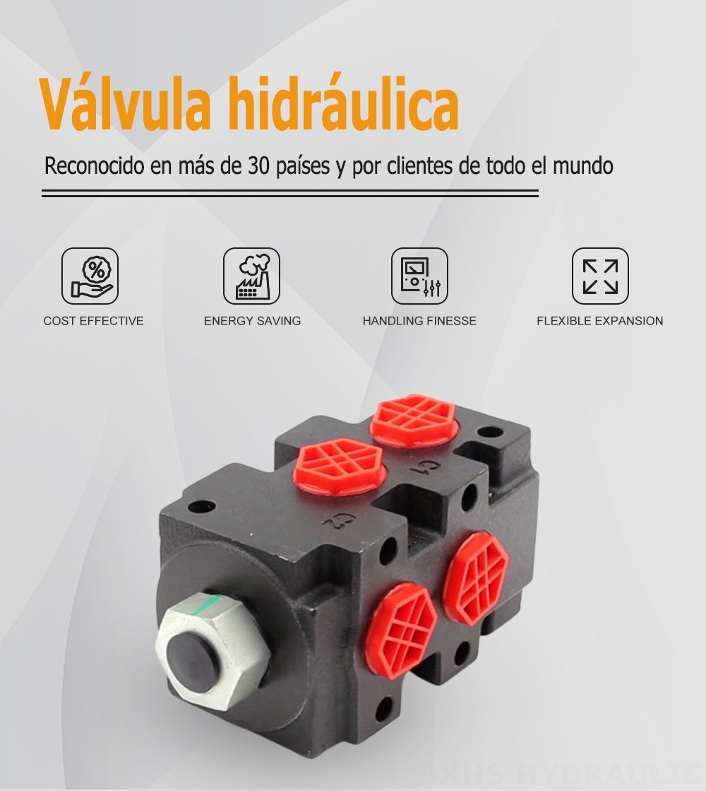 HSV9YK-1LF Hidráulico 1 carrete Válvula desviadora de flujo