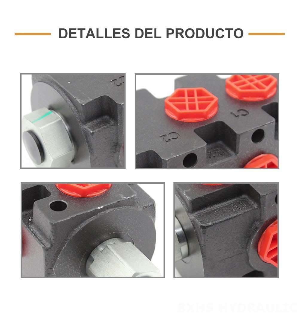 HSV9YK-1LF Hidráulico 1 carrete Válvula desviadora de flujo