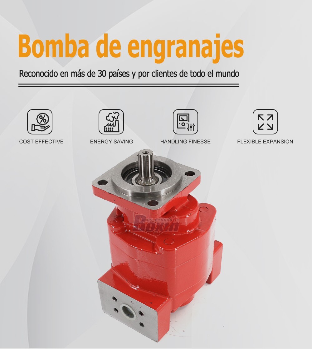 OEM ODM Custom Service for P350A542KEAB25-25R 104.5 cc/rev Hydraulic Gear Pump Manufacturing