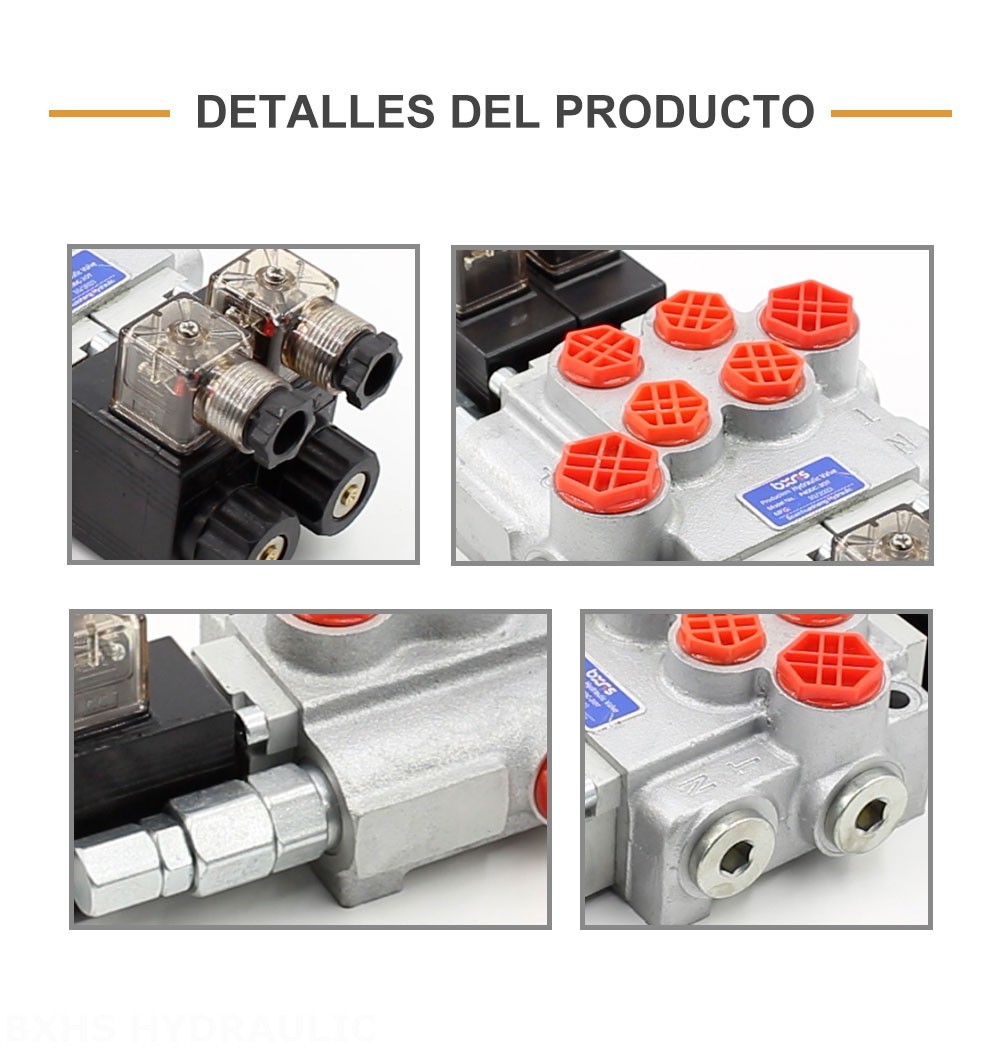 P40-DKL Solenoide 2 carretes Válvula direccional monobloque