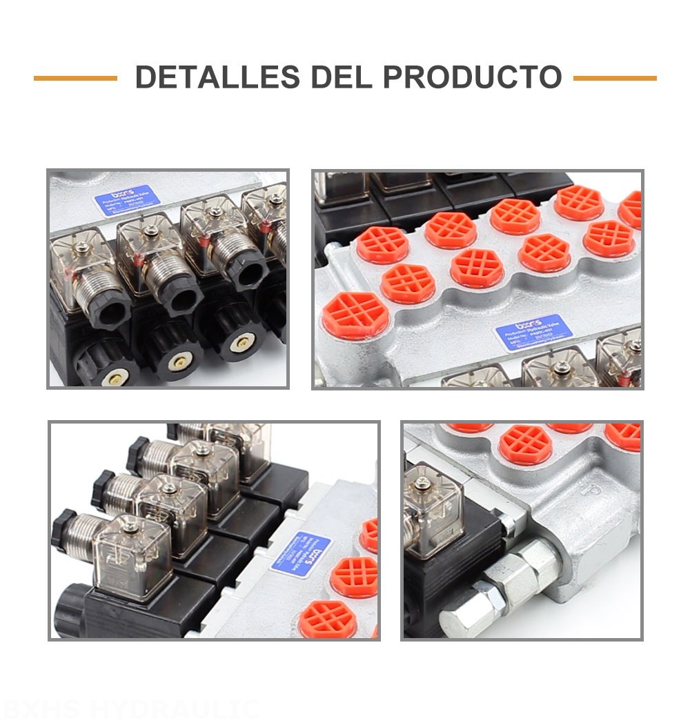 P40-DKL Solenoide 4 carretes Válvula direccional monobloque